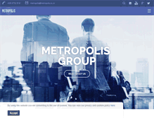 Tablet Screenshot of metropolis.co.uk