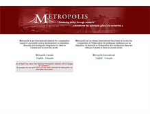 Tablet Screenshot of canada.metropolis.net