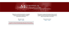 Desktop Screenshot of metropolis.net